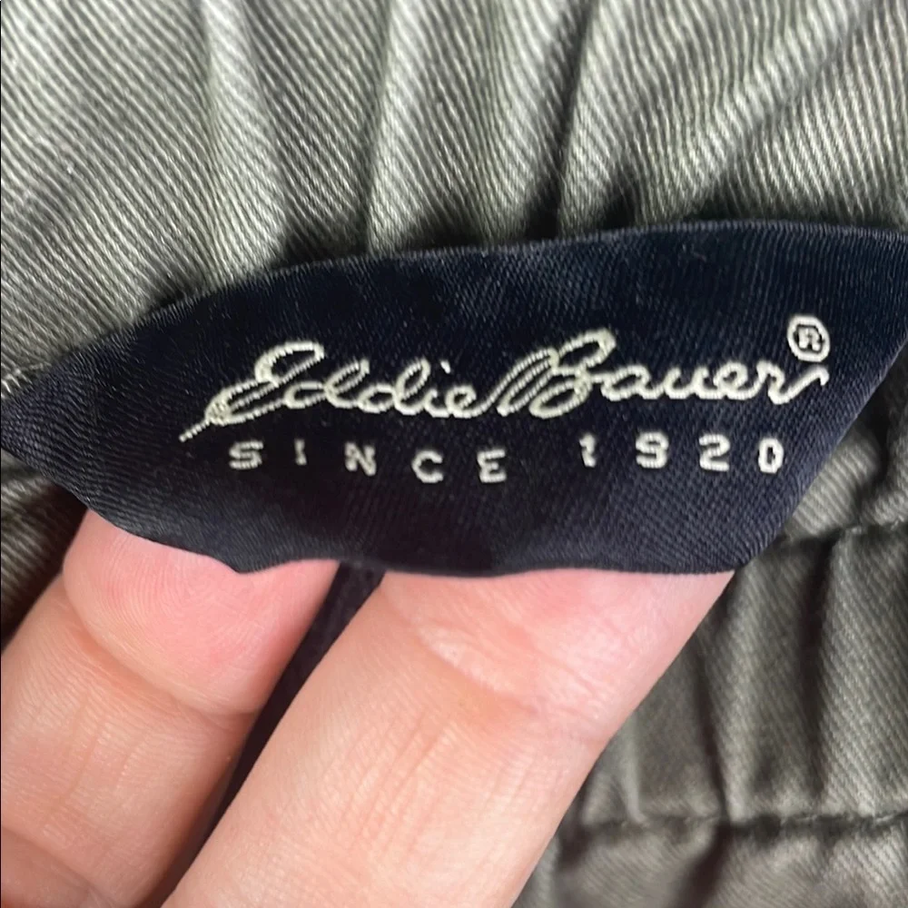 Vintage Eddie Bauer Green Cargo Shorts Outdoor Essential